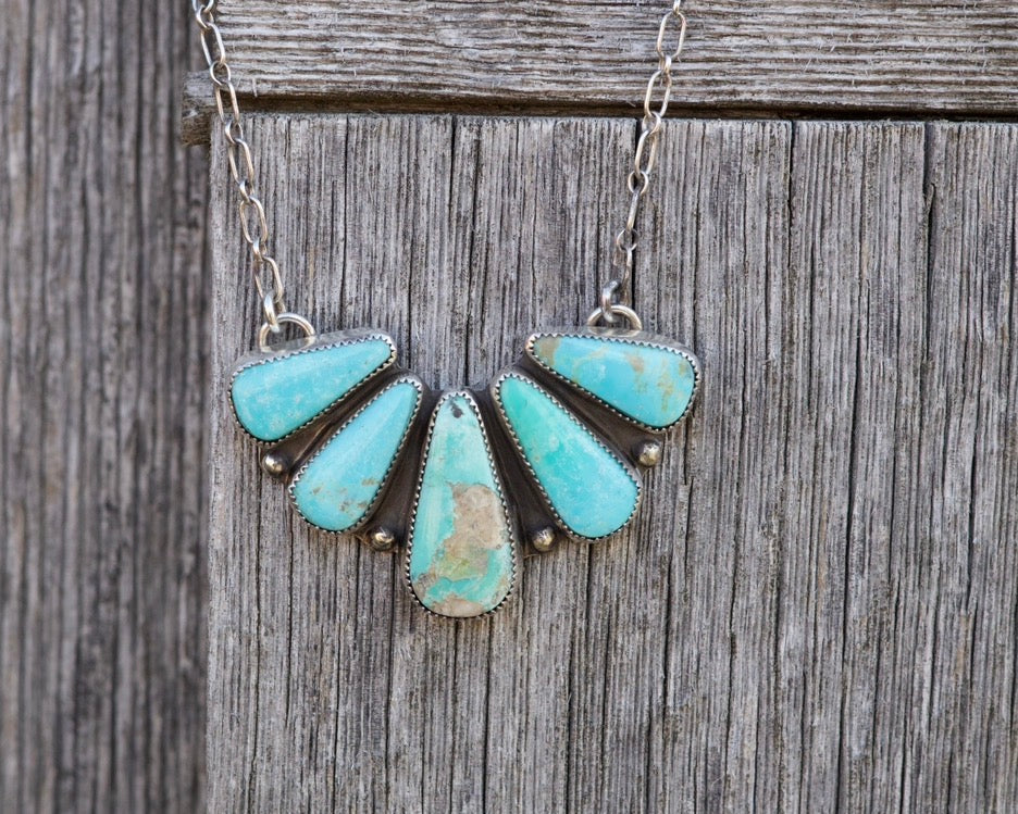 #147 Royston Fan Necklace