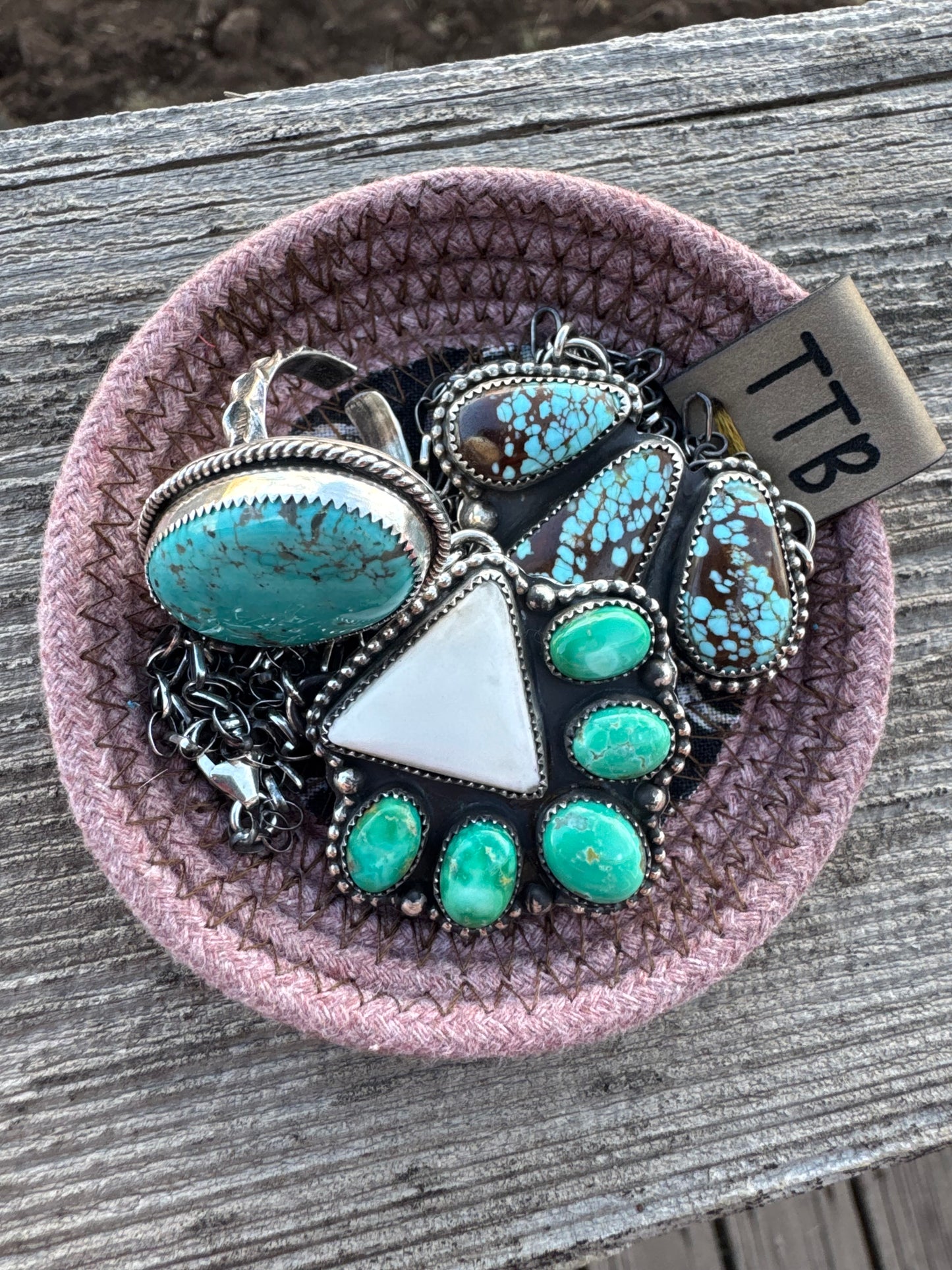 Dusty Mauve Handmade Jewelry Holders