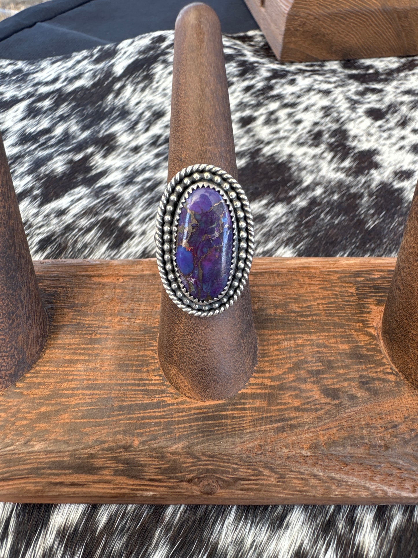 #113 Purple Mojave Ring - Size 6