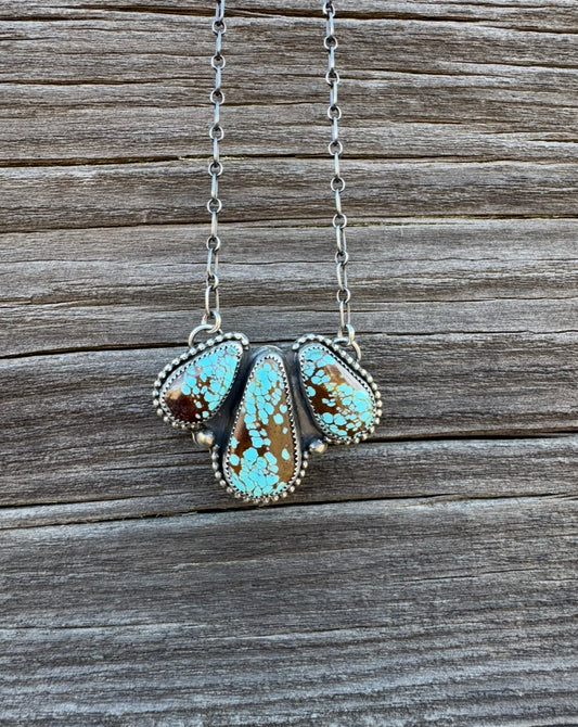 #146 Number 8 Turquoise Necklace