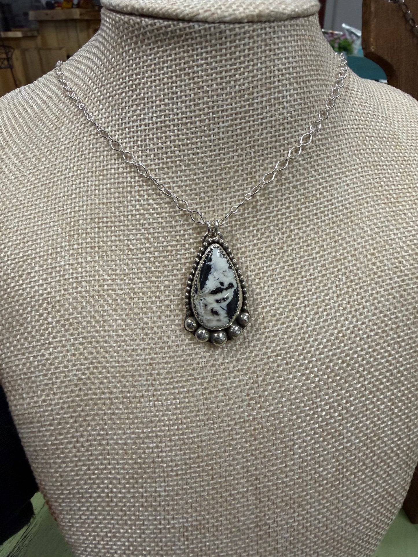 White Buffalo Necklace - 18” chain