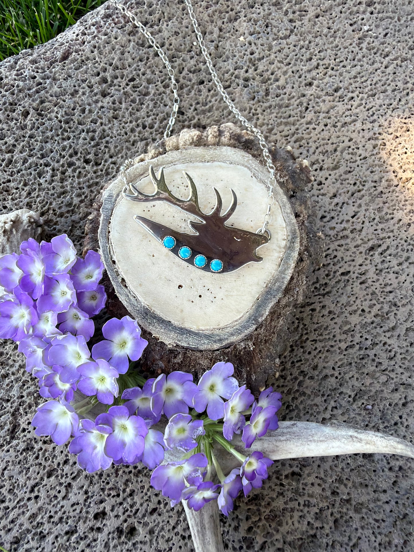 Bugling Elk Necklace
